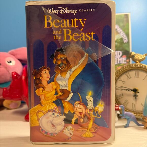 Beauty and the Beast VHS 1992 Walt Disney Classic Clamshell Tested Works - Picture 2 of 4